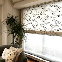 画像1824：鎌倉の個人邸｜輸入ファブリックとウッドブラインドでつくる、上質なアジアンミックスの窓辺